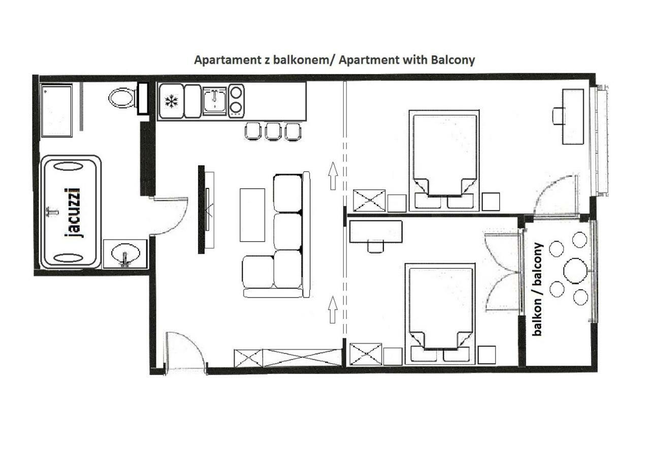 Jacuzzi Apartments Cracovia Exterior foto